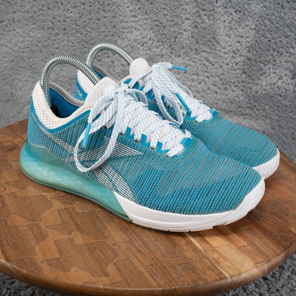 Reebok Womens Nano Crossfit‎ Trainer Shoes Size 7 Blue DV6362